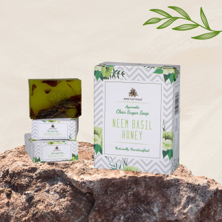 Neem Basil & Honey Soap (100g)
